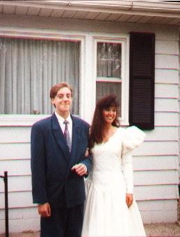 Nate & Amy, High School Homecoming 1990