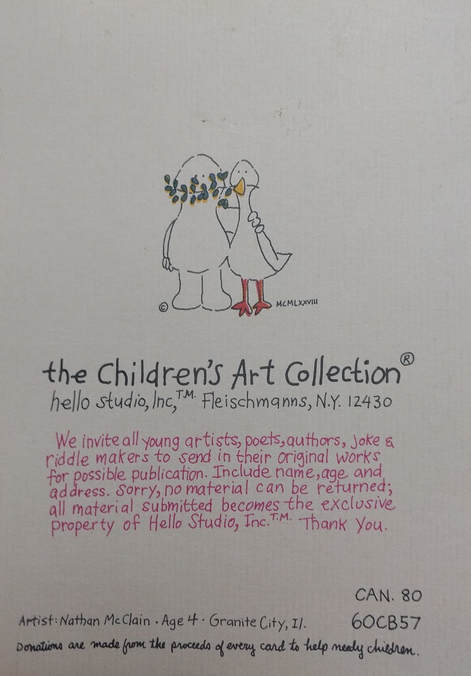 Nate McClain, Greeting Card Hello Studios Children's Art Collection