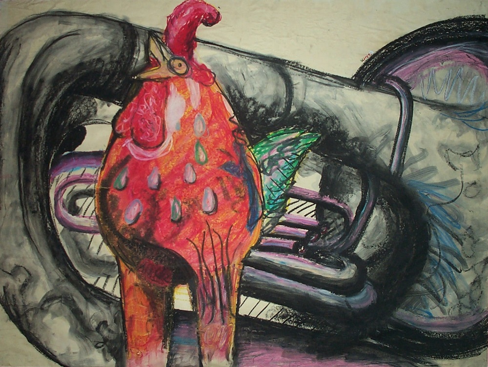 Rooster Tuba (1990) by Nate McClain